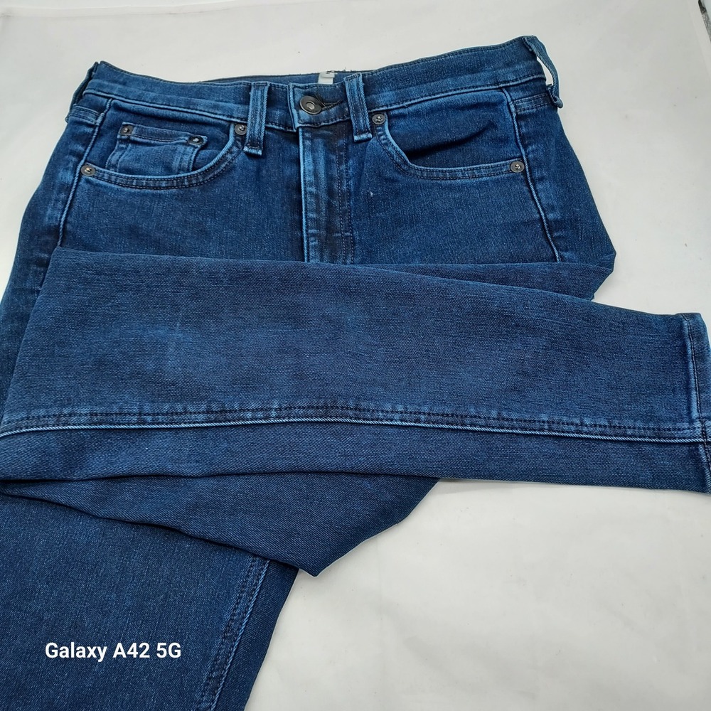 Rag & Bone High Rise Skinny Jeans Coated Mae Dark Indigo Blue Kids Size 25